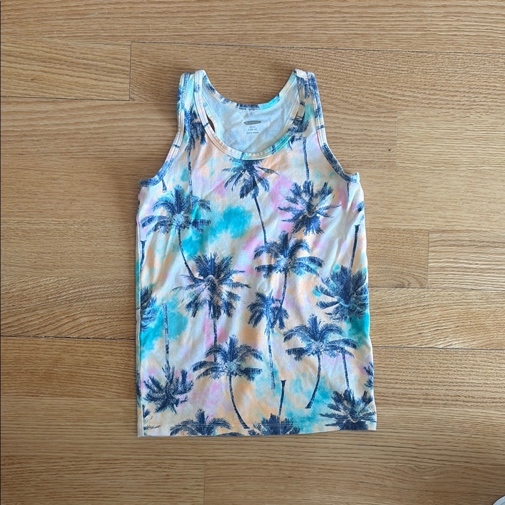 Tropical Palm Tree Tank Top